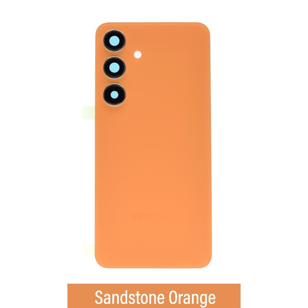 Red Rear Cover Glass For Samsung Galaxy S24-Sandstone Orange Red Rear Cover Glass For Samsung Galaxy S24-Sandstone Orange